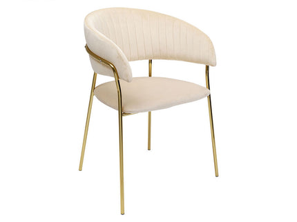 C'Shell Dining Chair - Velvet and PVD Coated Frame GHDC018